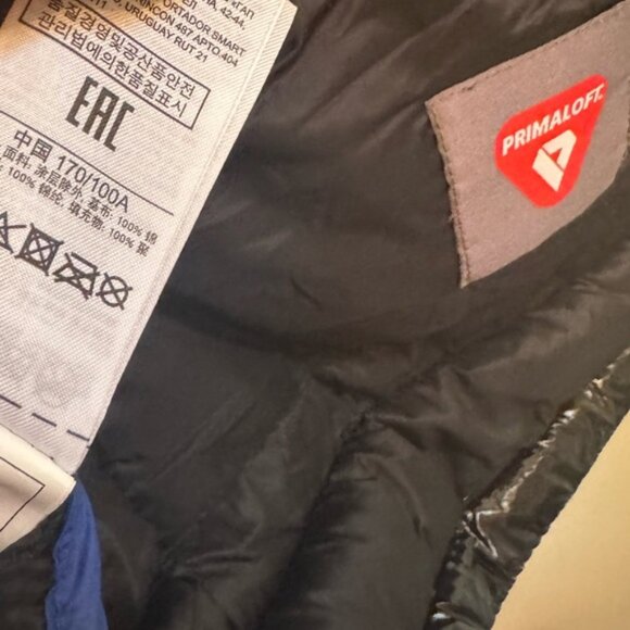 Gap NEW Shiny Puffer Jacket Hood Oversized Pockets Synthetic Cozy Parka Warm L - Picture 10 of 16